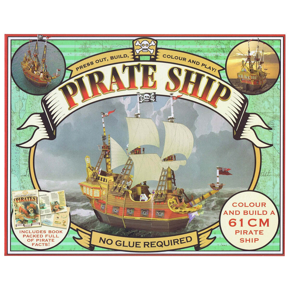 Imagine That Pirate Ship Press Out & Build Kids Craft Toys 8y+