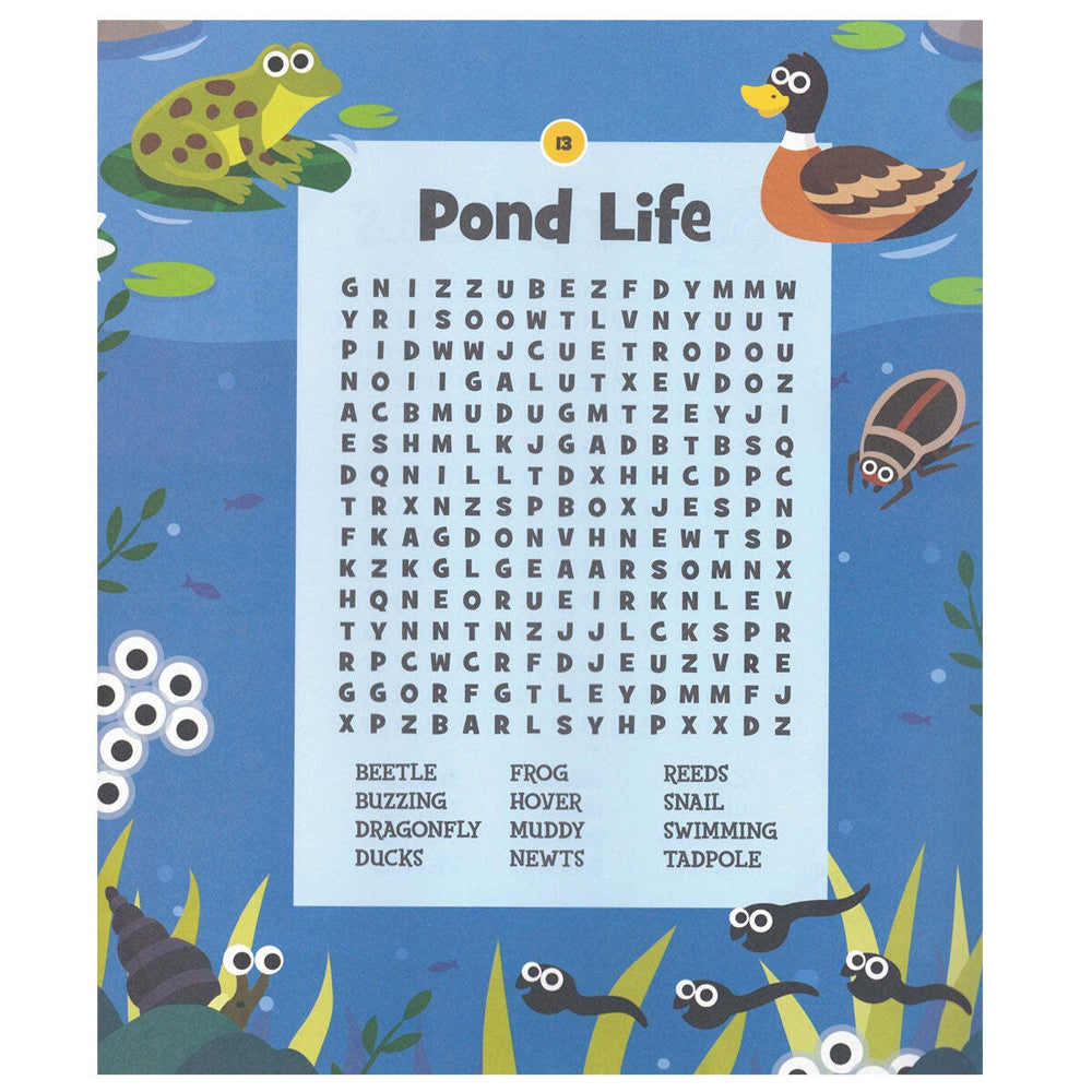 Promotional Whizz Kidz Wordsearch Kids Puzzle/Activity Book 5y+