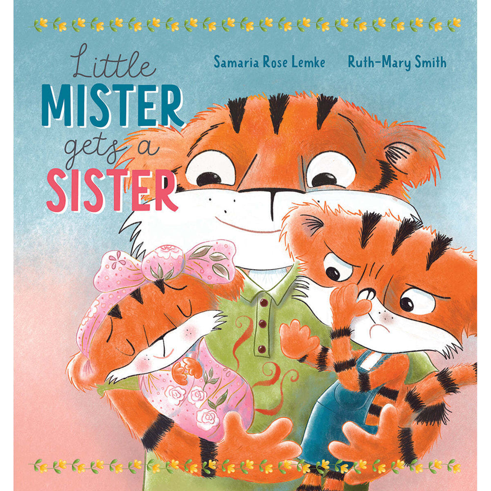 Promotional Little Mister Gets a Sister Learning Kids Paperback Book 3y+