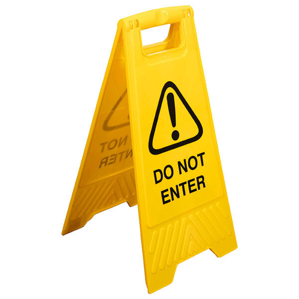 12161-cleanlink-62cm-safety-floor-sign-do-not-enter-yellow