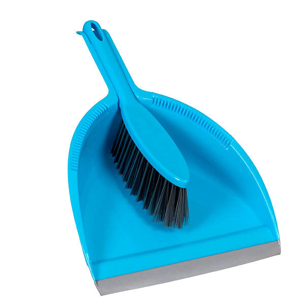 12180-cleanlink-floor-sweeper-cleaner-set-w-dustpan-brush-blue