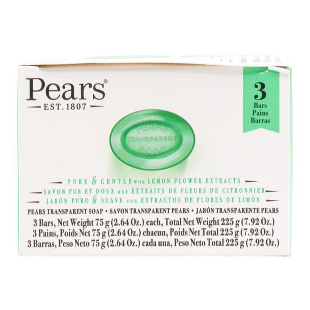 3020374-3pc-pears-pure-gentle-75g-bar-soap-w-lemon-flower-extracts