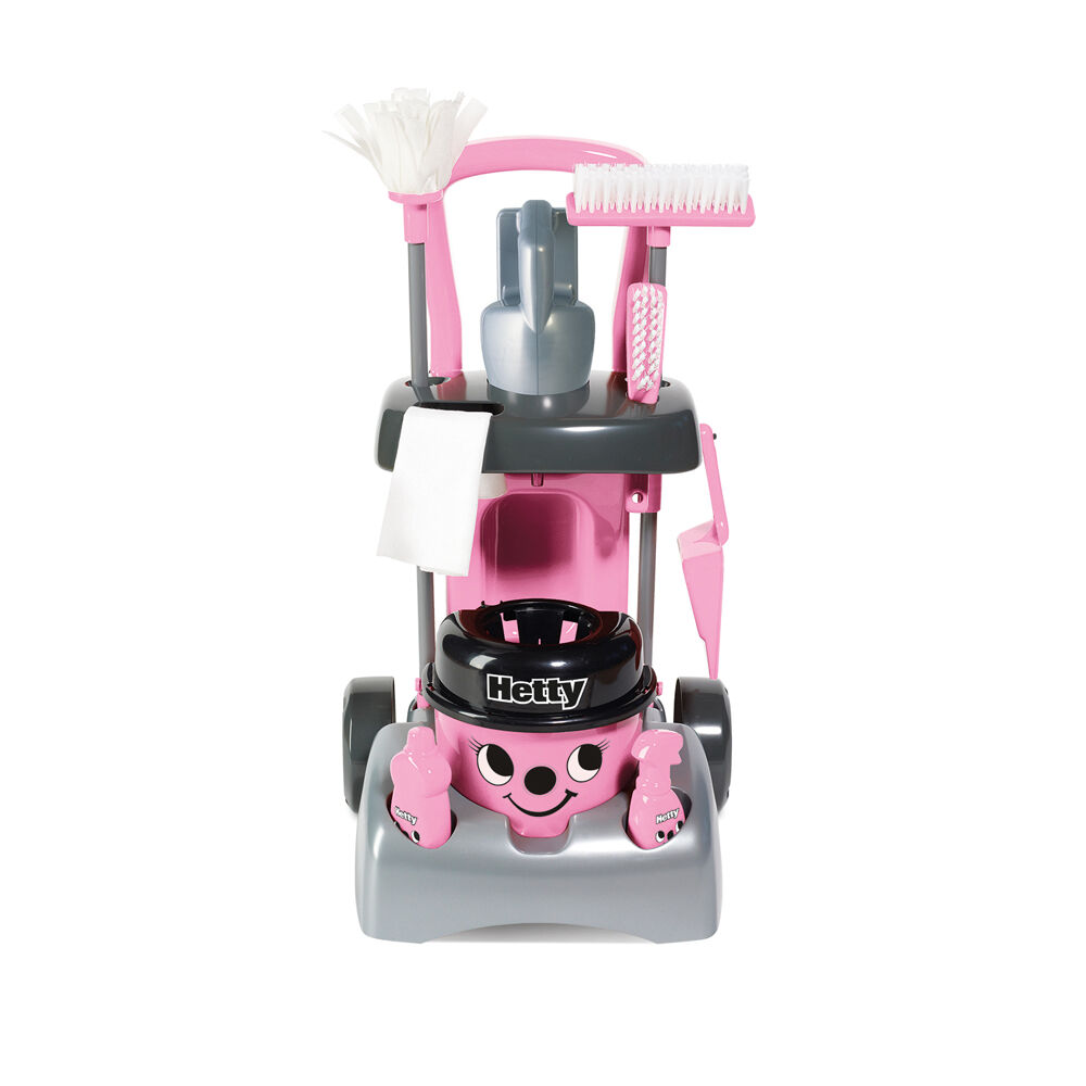 Casdon Pink Pretend Cleaning Vacuum Toy Deluxe Hetty Trolley 54cm — image 2