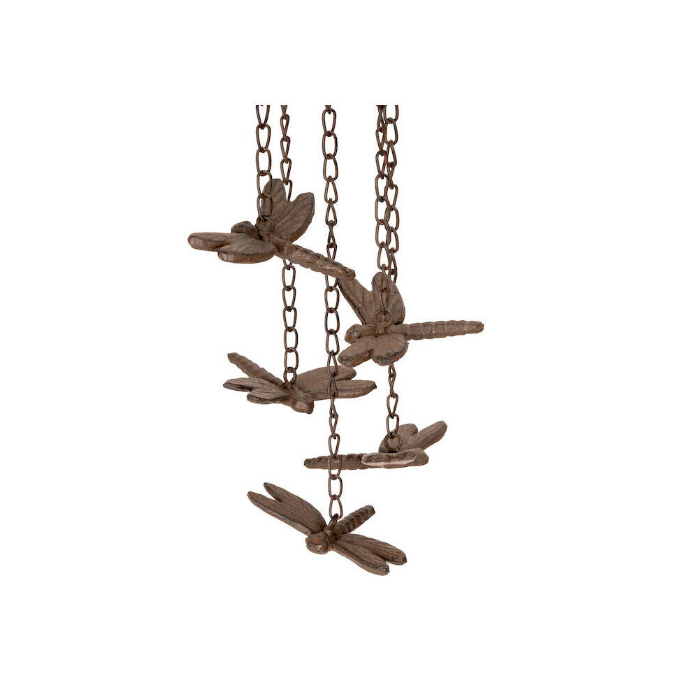 26880-wind-chime-frog-dragonfly-cast-iron-home-decor-brown-assorted