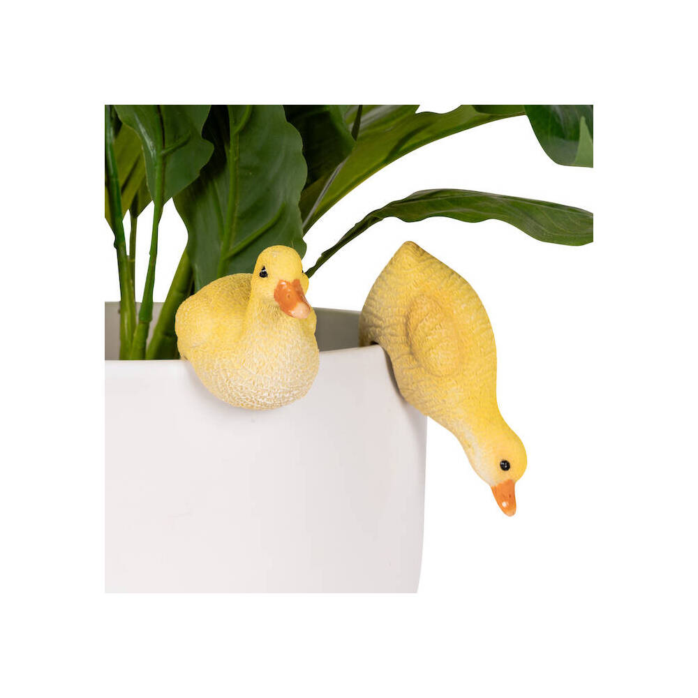 27696-polyresin-fixed-gap-duckling-pot-sitters-home-plant-pot-decor-assorted