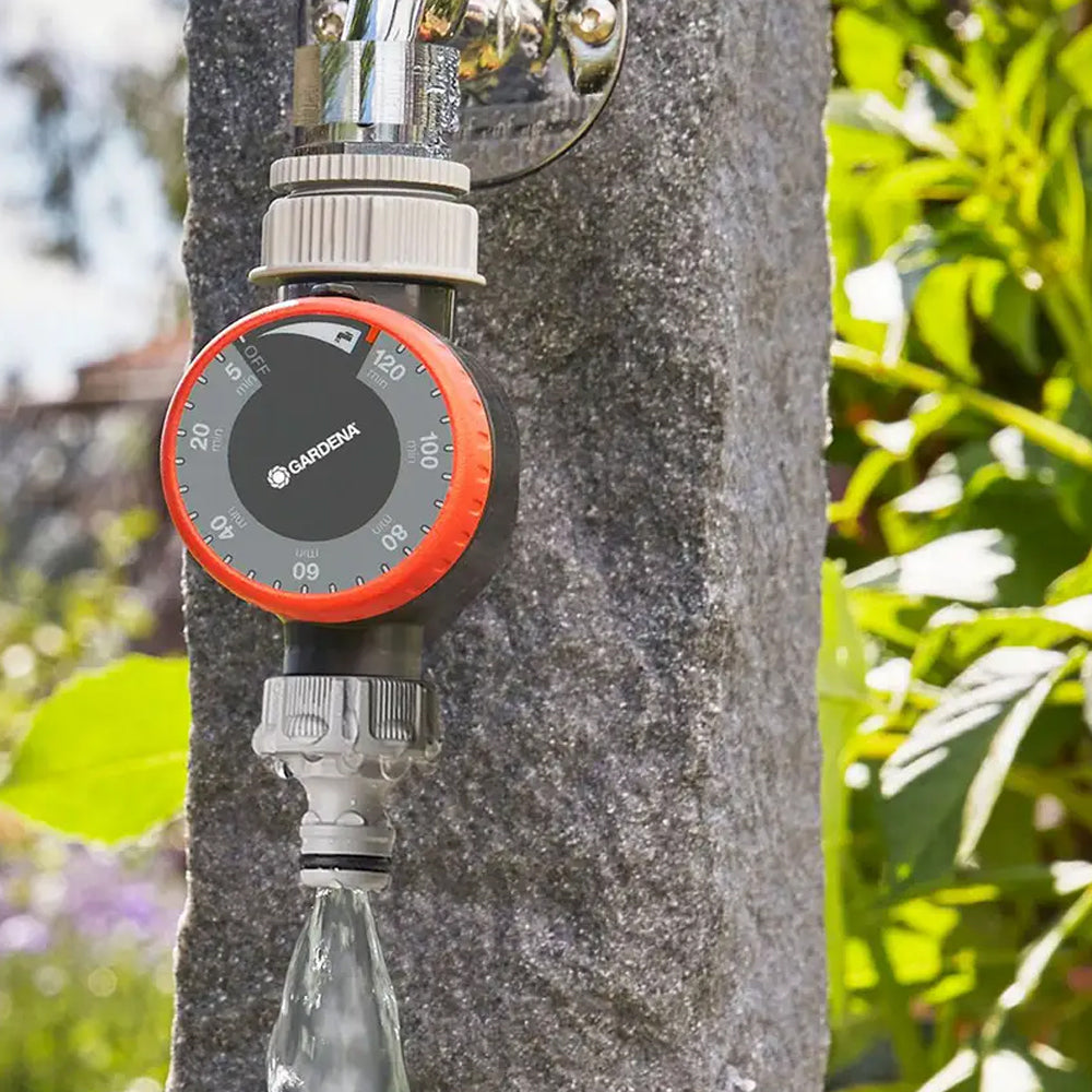 Gardena 2hr Manual Garden Water Timer w/ Hose Connector