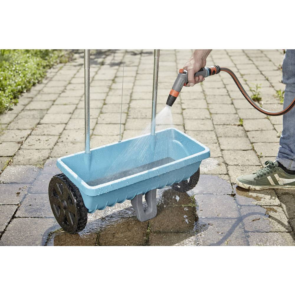 Gardena Rolling Wheeled Fertiliser Spreader Large 45cm / 12.5L