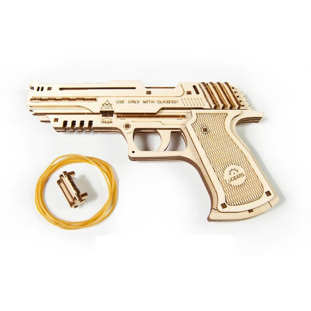 70047-wolf-01-mechanical-handgun-diy-wooden-3d-puzzle-63pc