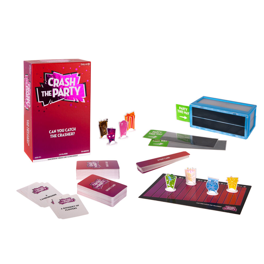 Moose Games Crash The Party Family Card Game Set 17y+
