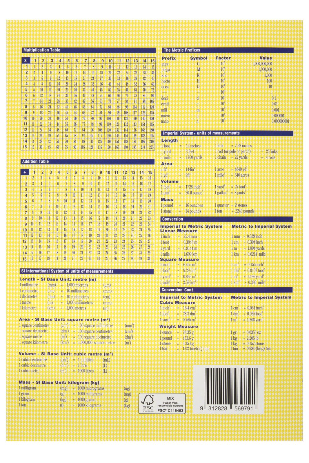 56132-1-spirax-132-graph-book-a4-48-pages-5mm-grid-notebook-yellow