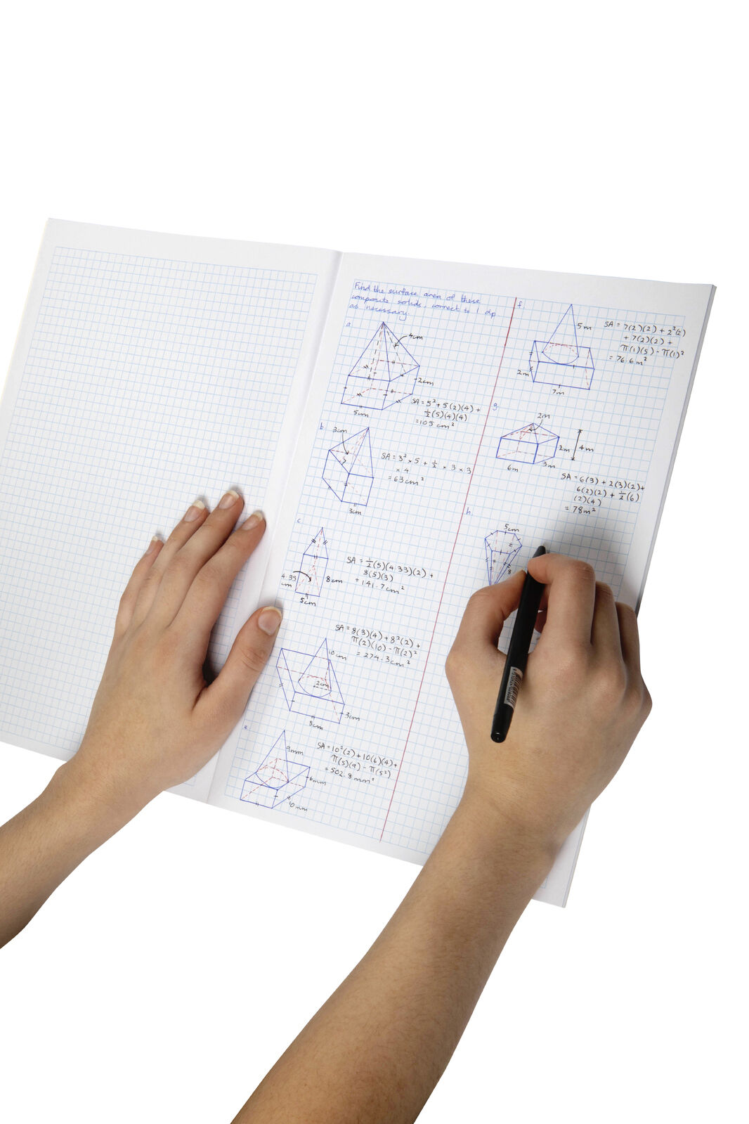 56132-1-spirax-132-graph-book-a4-48-pages-5mm-grid-notebook-yellow