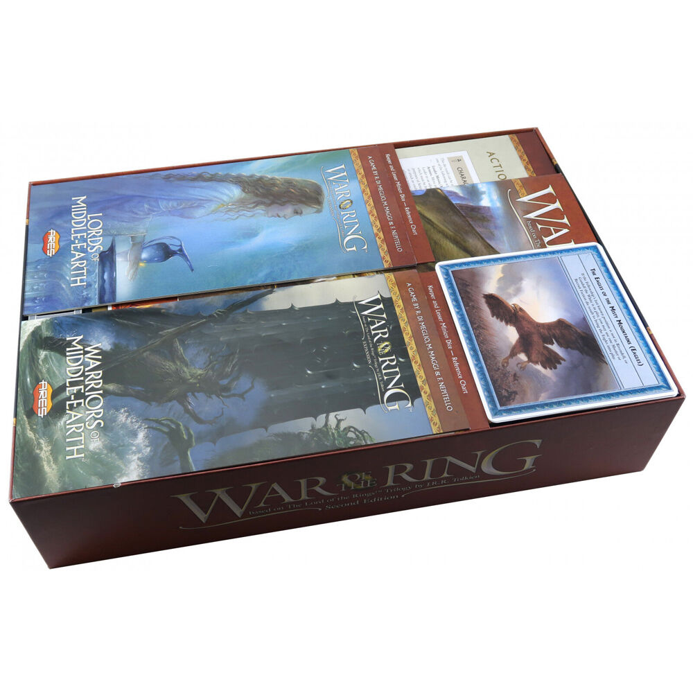 Folded Space Game Box Inserts Organiser For War Of The Ring 2nd Edition
