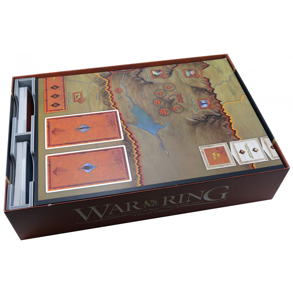 Folded Space Game Box Inserts Organiser For War Of The Ring 2nd Edition