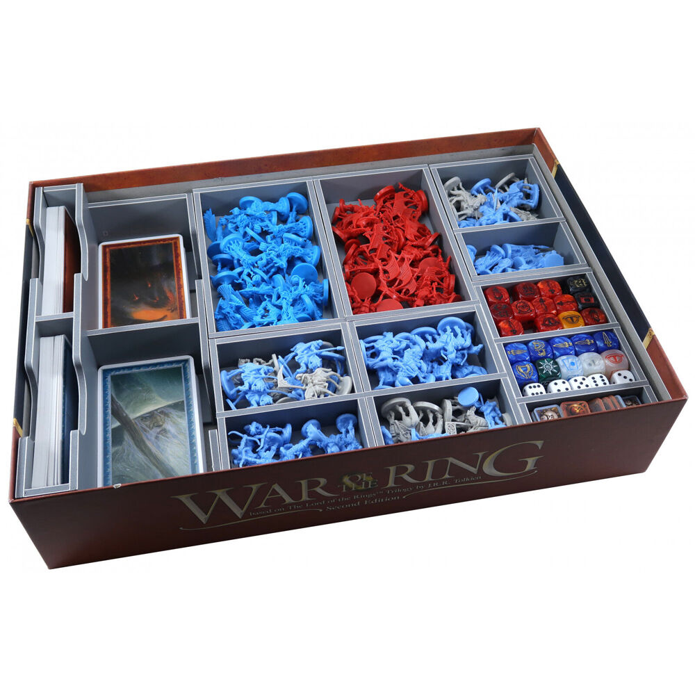 Folded Space Game Box Inserts Organiser For War Of The Ring 2nd Edition