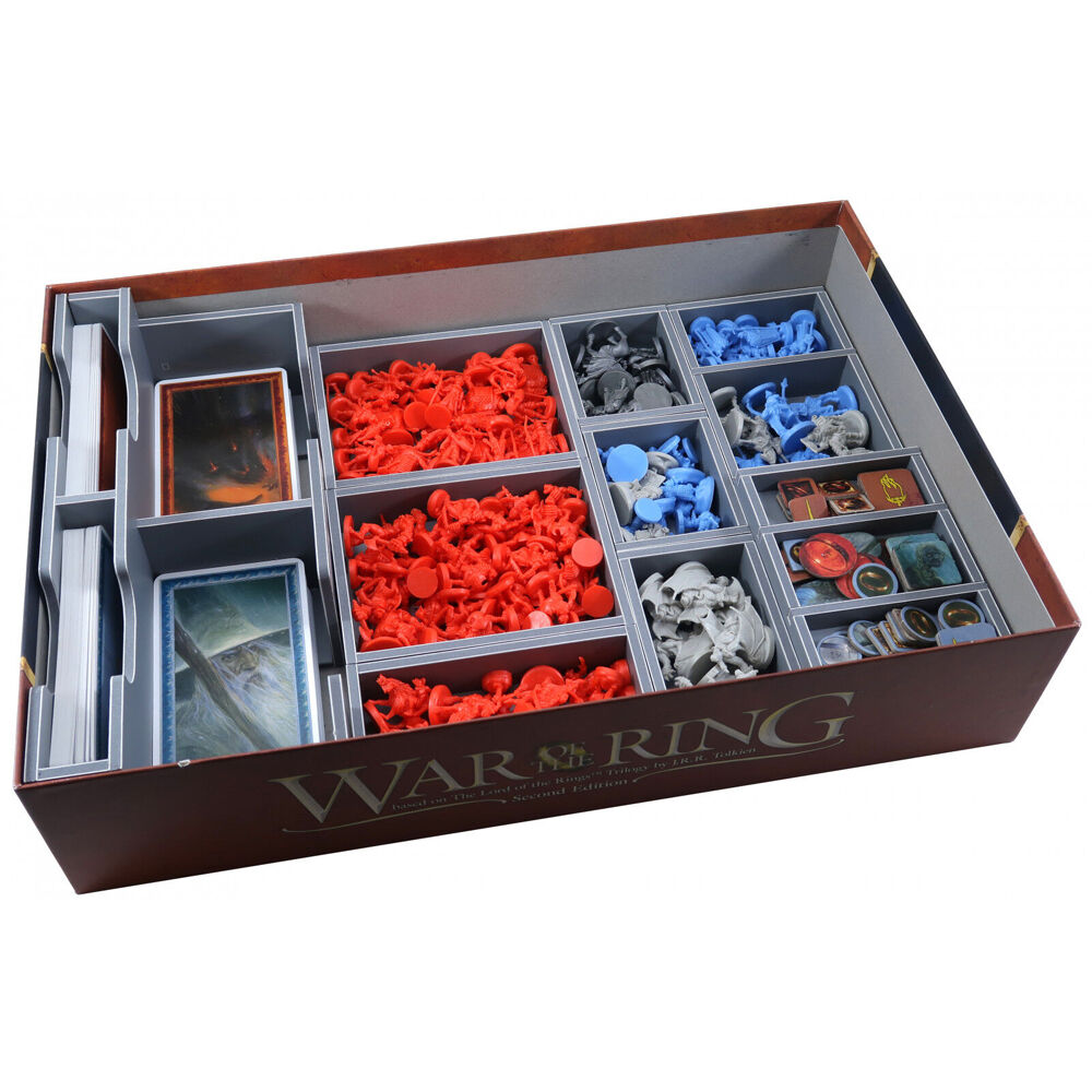 Folded Space Game Box Inserts Organiser For War Of The Ring 2nd Edition