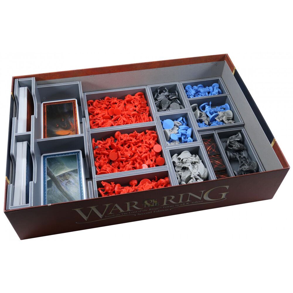 Folded Space Game Box Inserts Organiser For War Of The Ring 2nd Edition