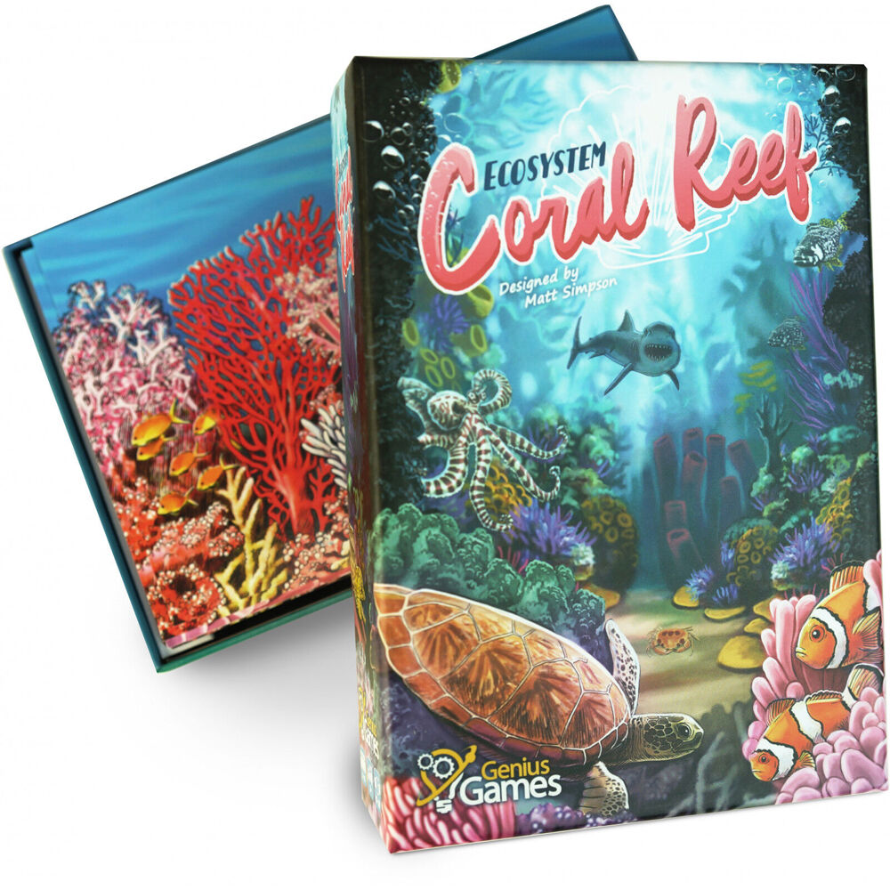 Genius Games Ecosystem: Coral Reef Kids Strategy Board Game 10y+