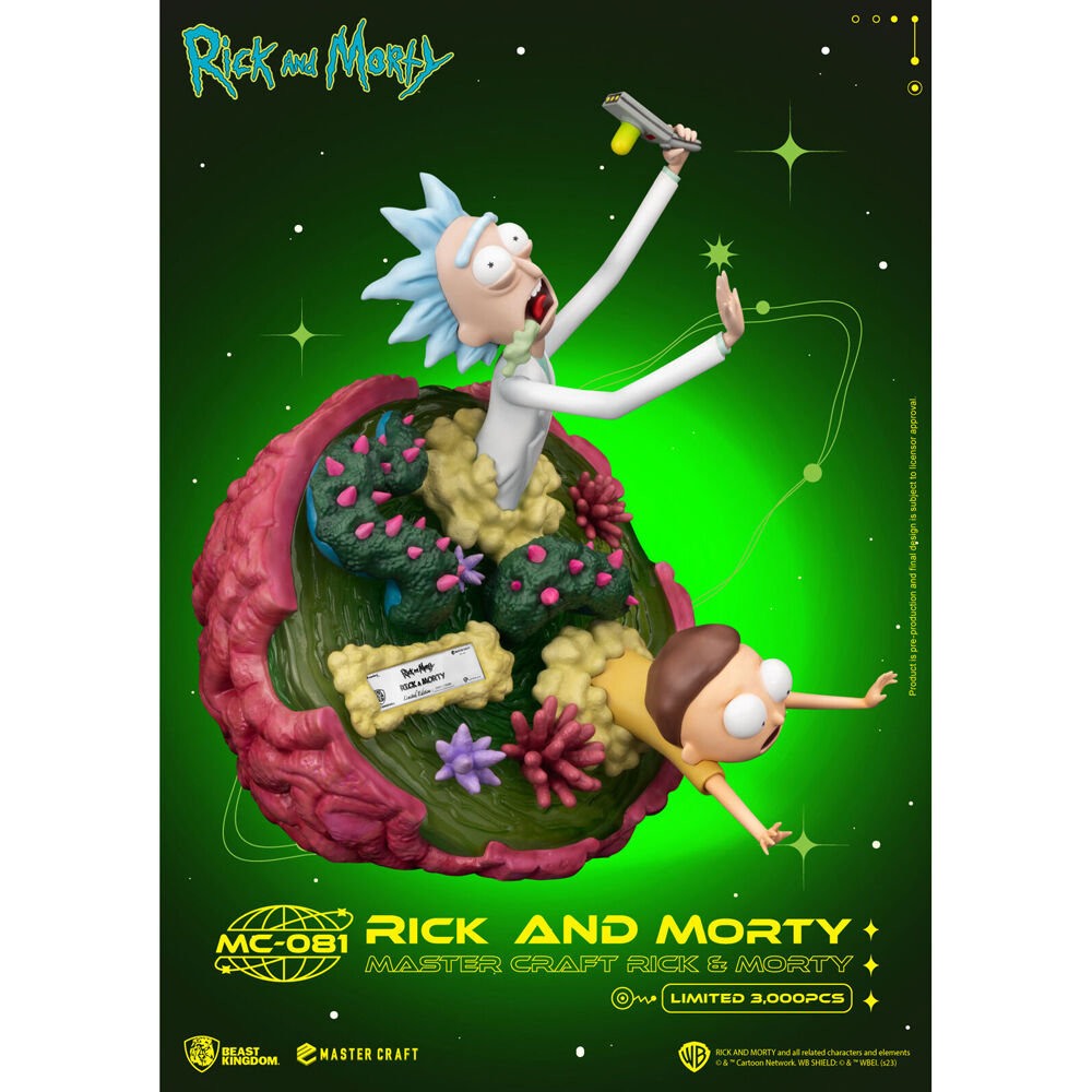 114726-beast-kingdom-master-craft-rick-morty-polystone-39cm-rick-morty