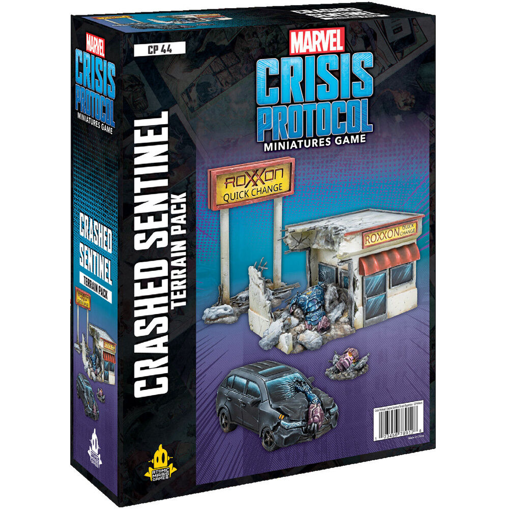 Atomic Mass Games Marvel Crisis Protocol Crashed Sentinel Terrain Pack