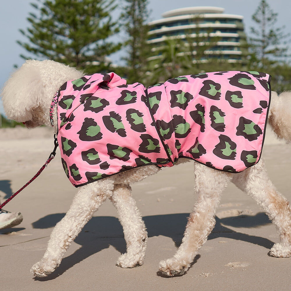 14hopm-annabel-trends-hot-dog-beach-hoodie-dog-towel-pink-ocelot-medium