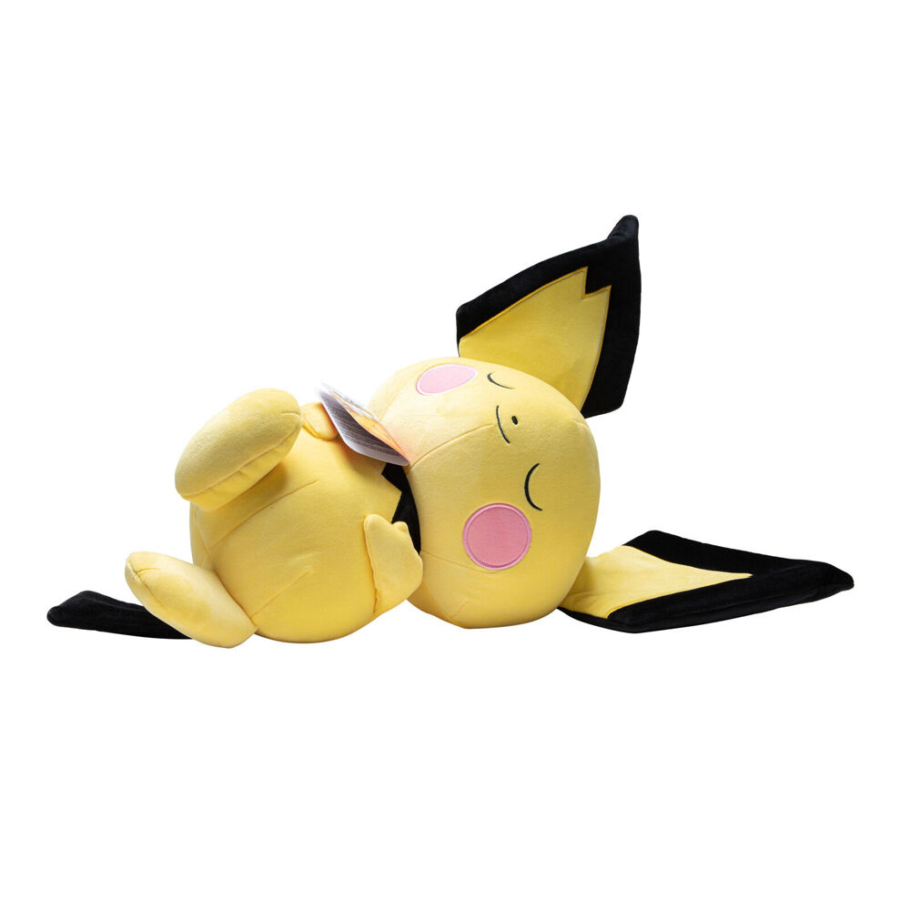 106828-jazwares-pokemon-sleeping-pichu-18-plush-kids-toy-2y