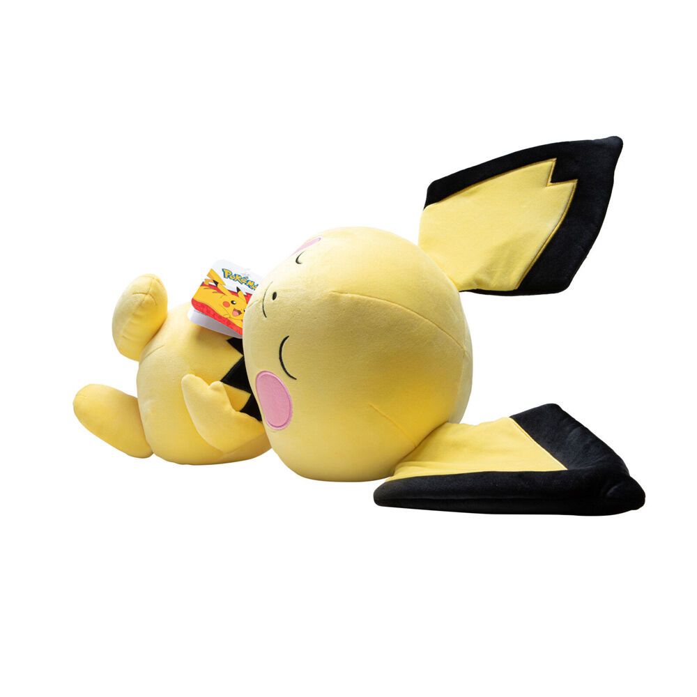 106828-jazwares-pokemon-sleeping-pichu-18-plush-kids-toy-2y