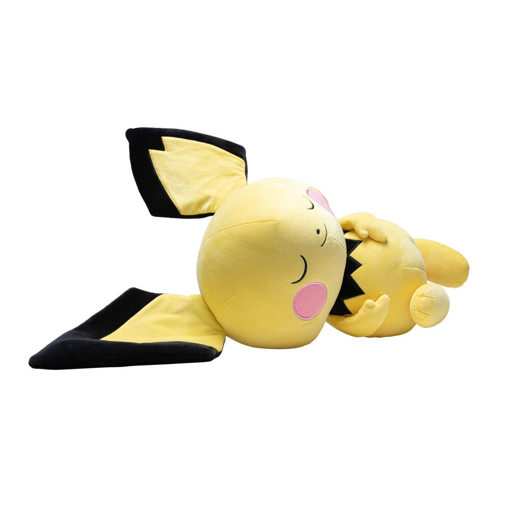 106828-jazwares-pokemon-sleeping-pichu-18-plush-kids-toy-2y