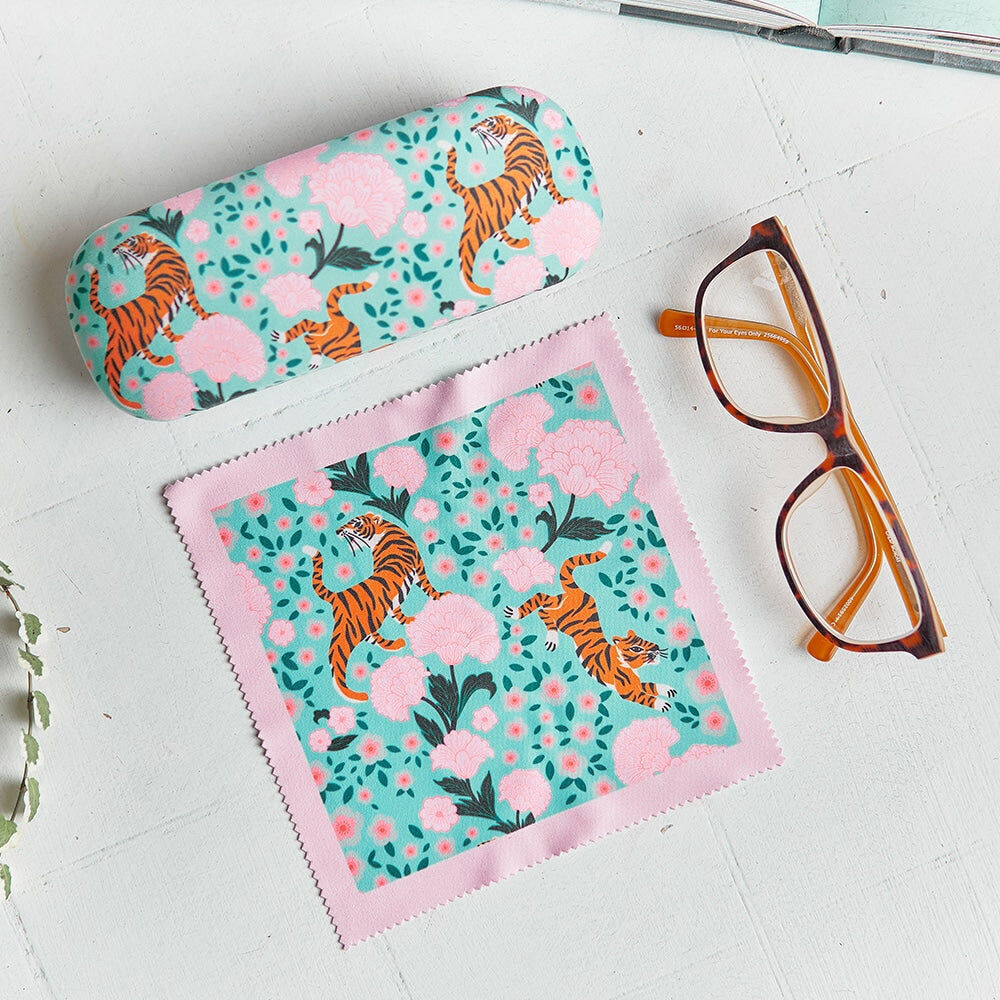 813tp-annabel-trends-glasses-case-cloth-combo-15cx6cm-tiger-peonies