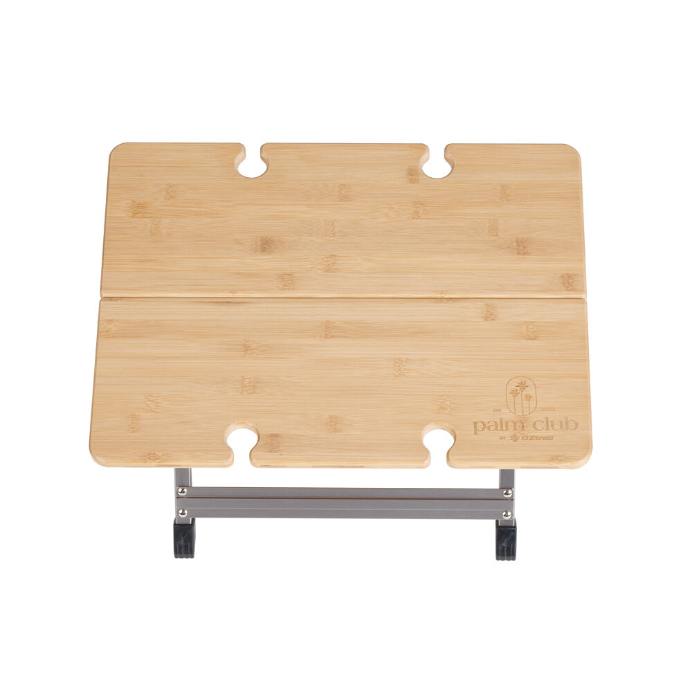 10000820-oztrail-foldable-beach-table-w-built-in-wine-glass-holders-43x33cm-brown