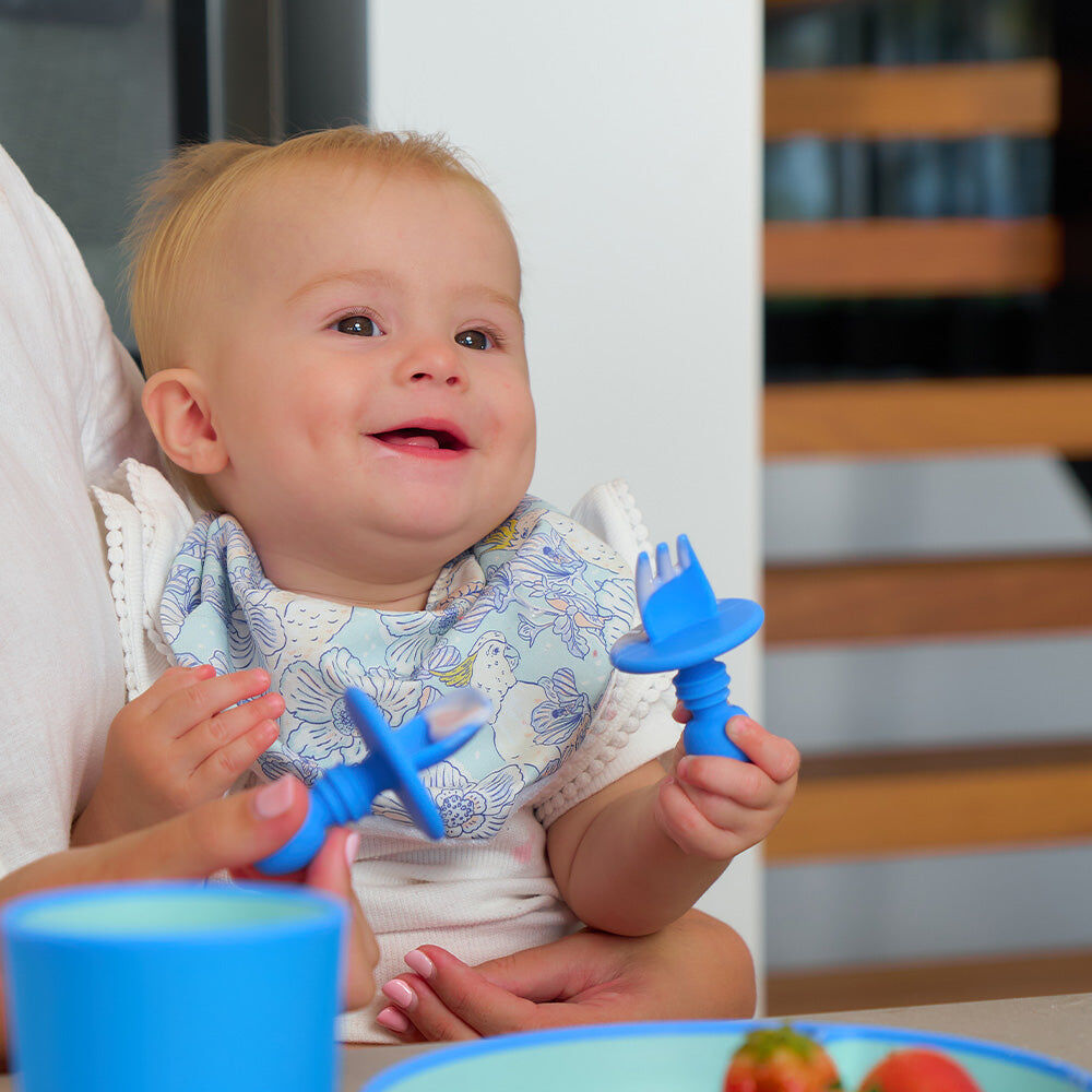 27sfb-2pc-annabel-trends-silicone-little-spoon-fork-baby-toddler-blue