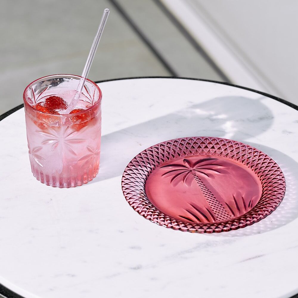 48ppc-4pc-annabel-trends-glass-plate-palm-tree-food-dish-set-clear