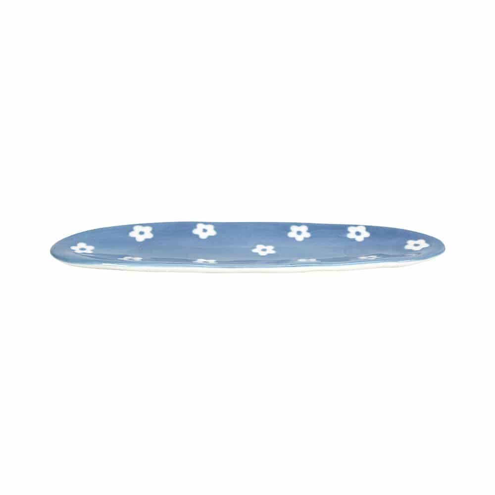 78dtb-annabel-trends-ceramic-tray-daisy-home-decor-oval-8-5x15cm-blue