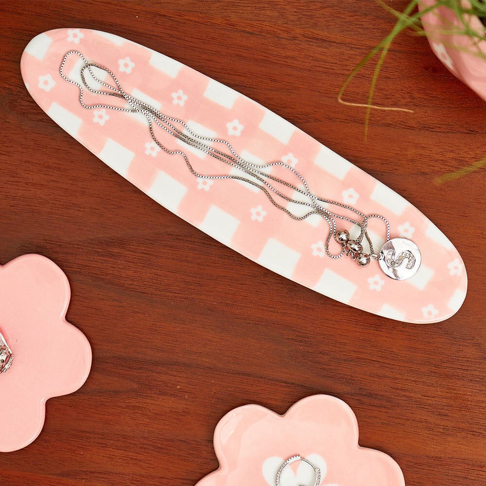 78dtb-annabel-trends-ceramic-tray-daisy-home-decor-oval-8-5x15cm-blue