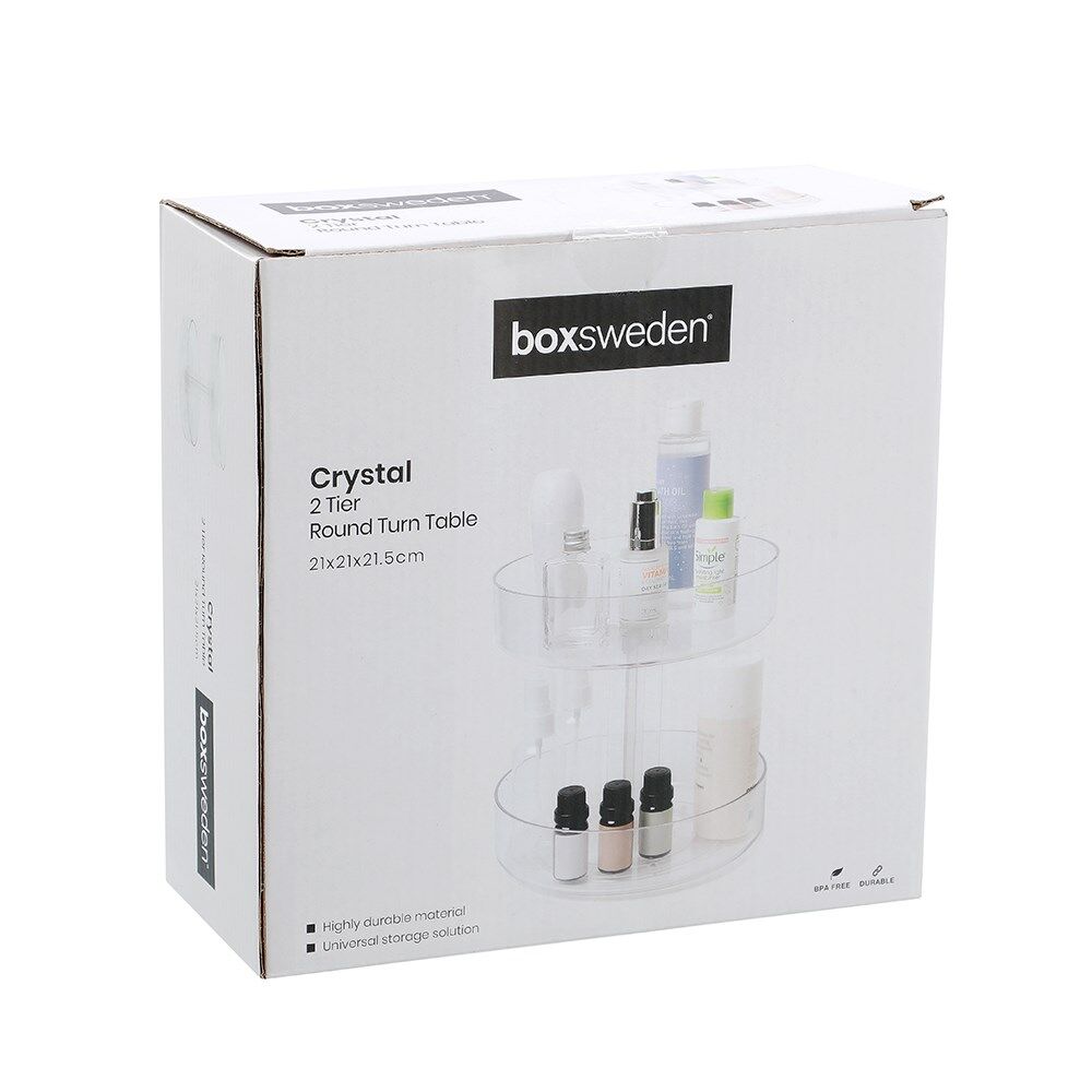 43391-boxsweden-crystal-round-easy-access-2-tier-turntable-storage-21x21x21-5cm