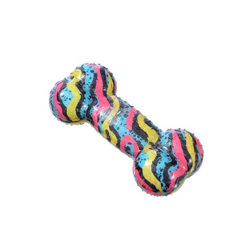 42967-paws-claws-dazzle-bone-tpr-rubber-chew-toy-16-5x7-5x4cm-assorted