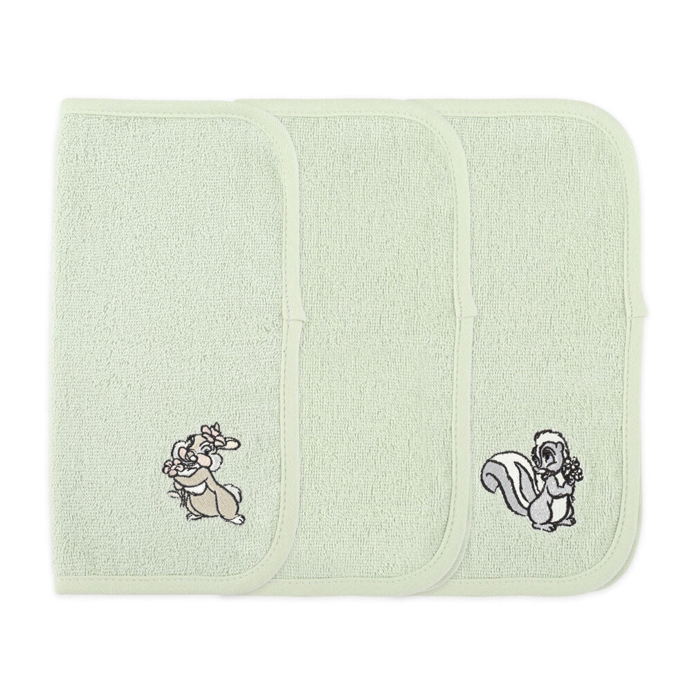 51067wc3-3pc-disney-bambi-baby-kids-cotton-washers-washcloth-25x25cm