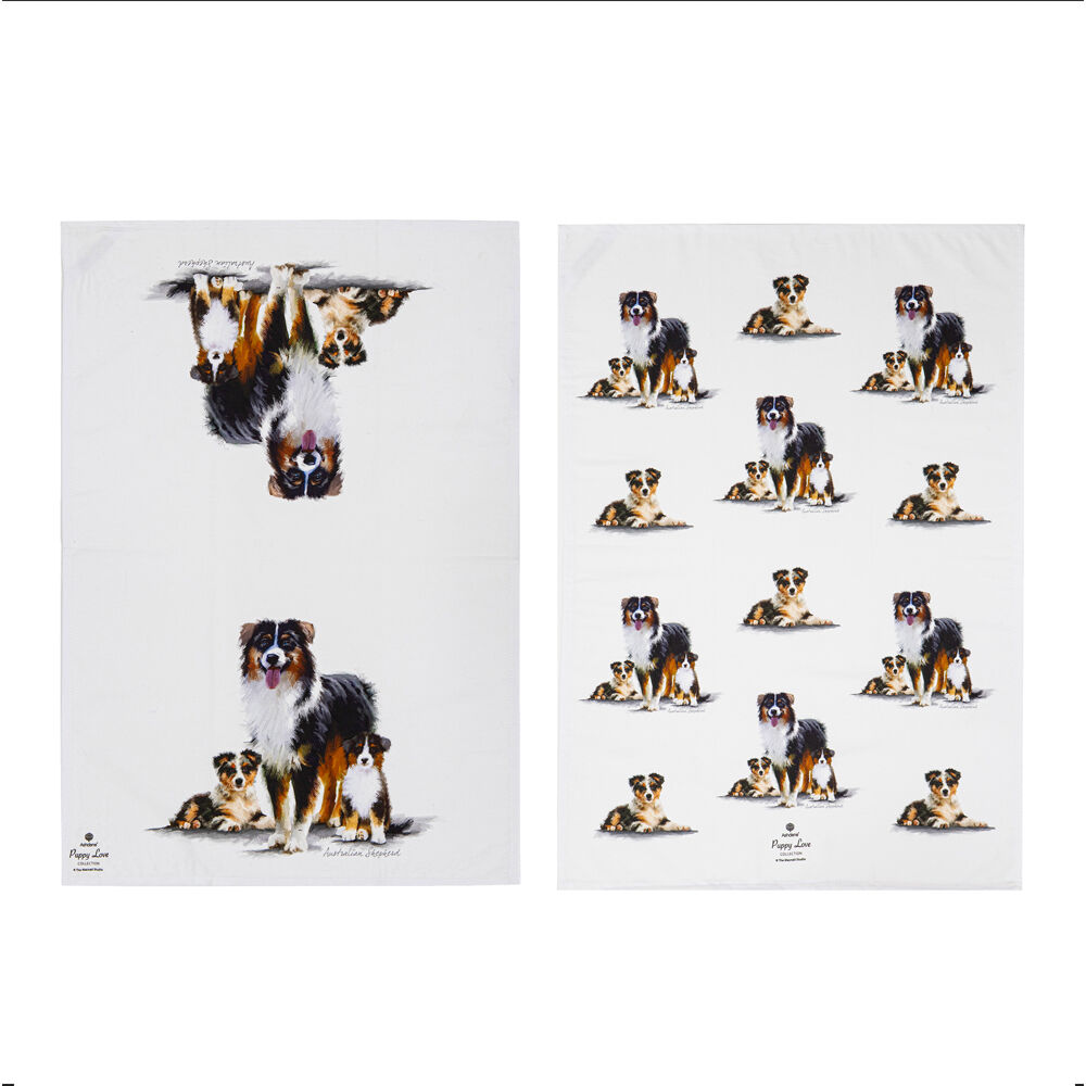 522424-2pc-ashdene-puppy-love-australian-shepherd-kitchen-tea-towel-50x70cm-white