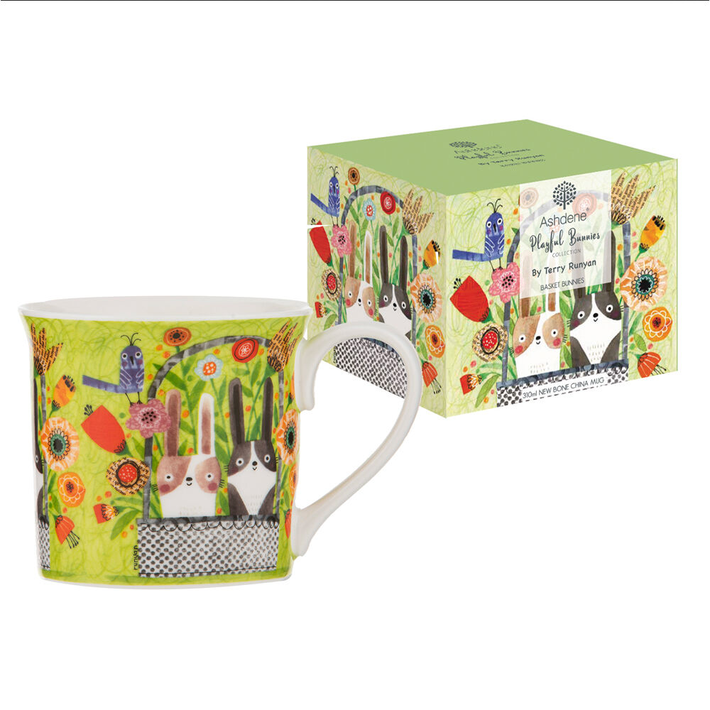 522425-ashdene-playful-bunnies-beverage-mug-drinkware-assorted