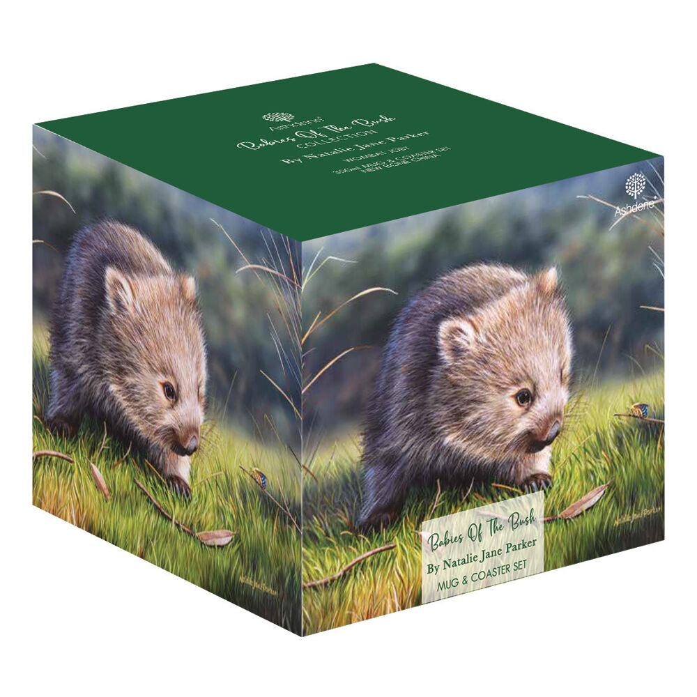 522346-2pc-ashdene-babies-of-the-bush-new-bone-china-mug-coaster-set-wombat-joey