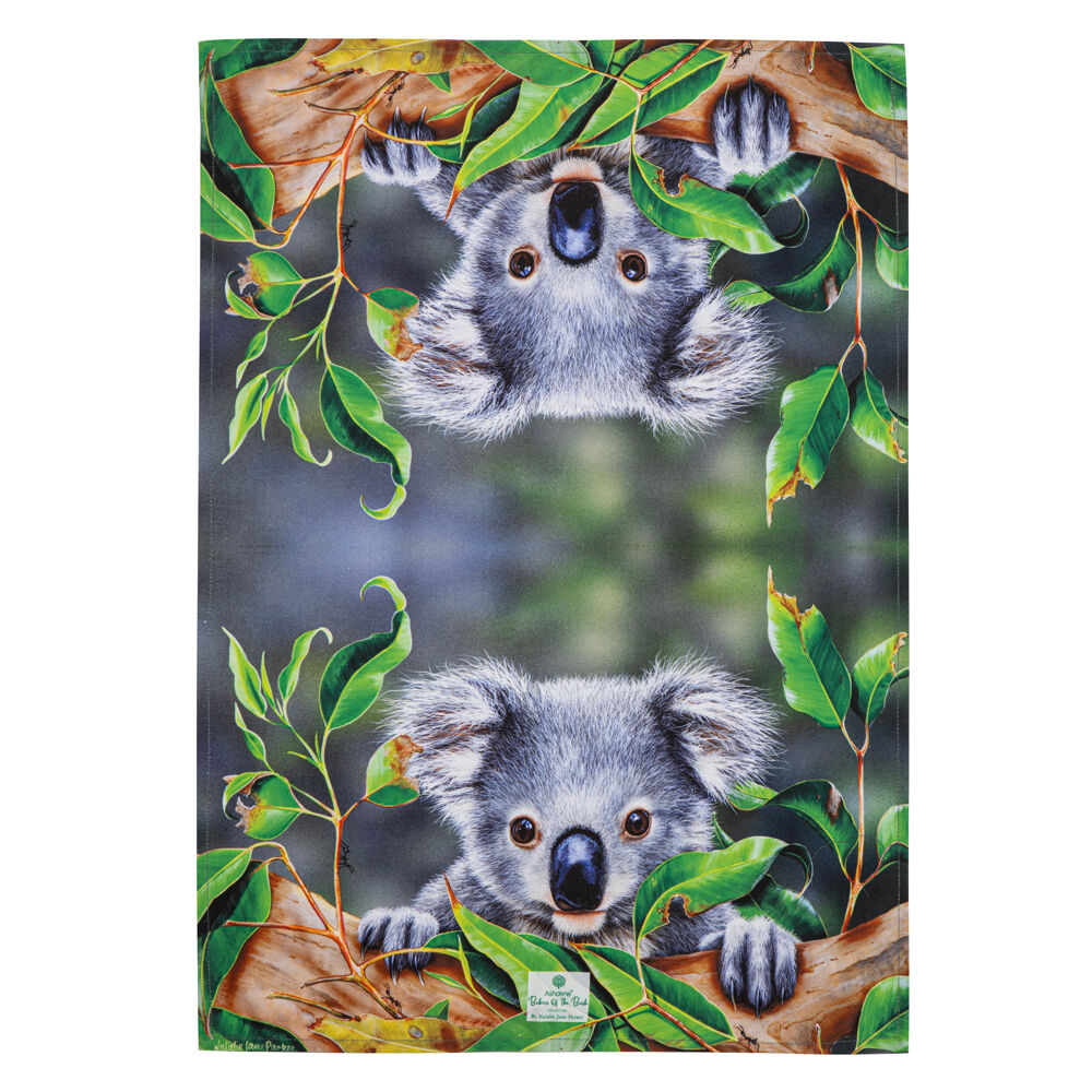 522370-2pc-ashdene-babies-of-the-bush-kitchen-towel-70x50cm-kookaburra-koala-joey