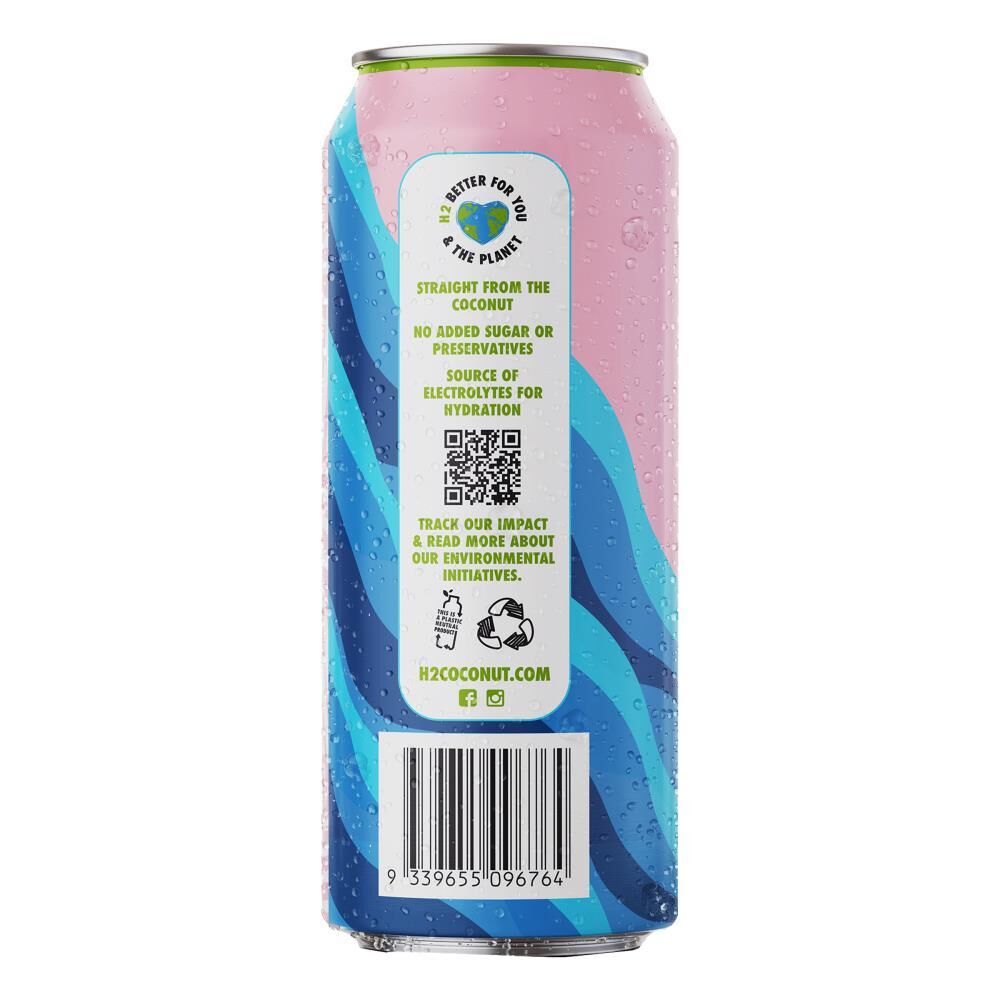 H2 Coco 500ml Pure Natural Coconut Water w/ Lychee Fruit Drink