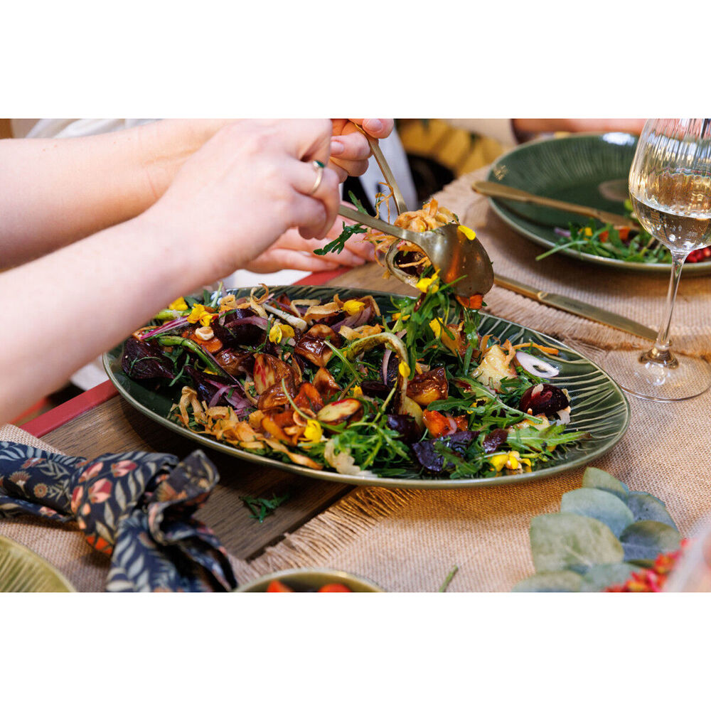 79011-mikasa-jardin-stoneware-oval-serving-platter-36cm-green