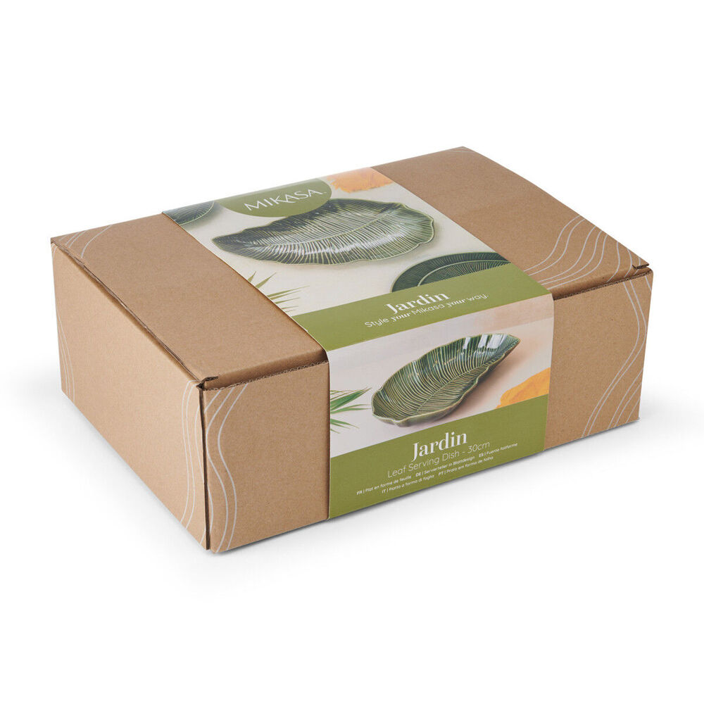 79012-mikasa-jardin-stoneware-leaf-serving-bowl-31-5cm-green