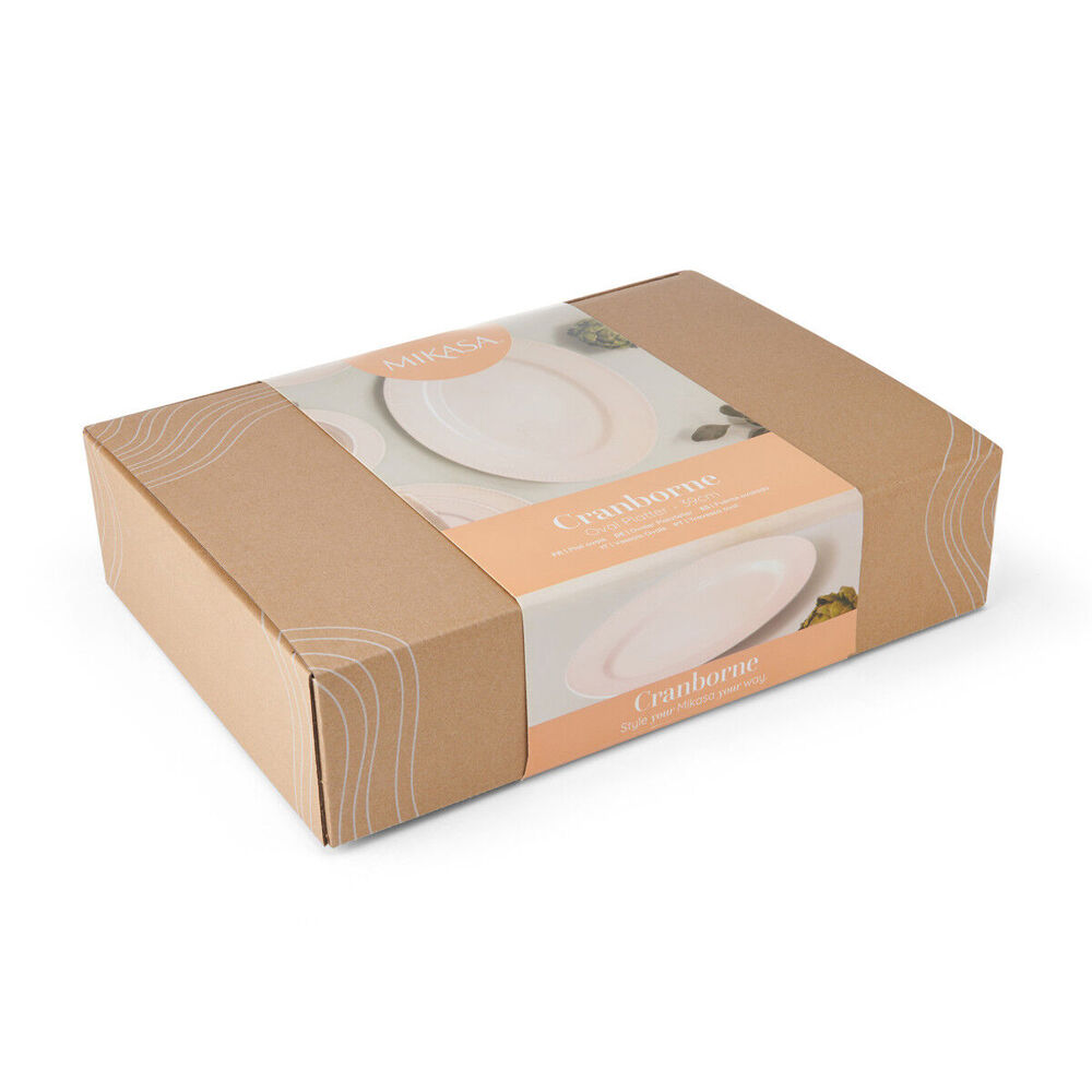 79039-mikasa-cranborne-stoneware-oval-serving-platter-39cm-cream