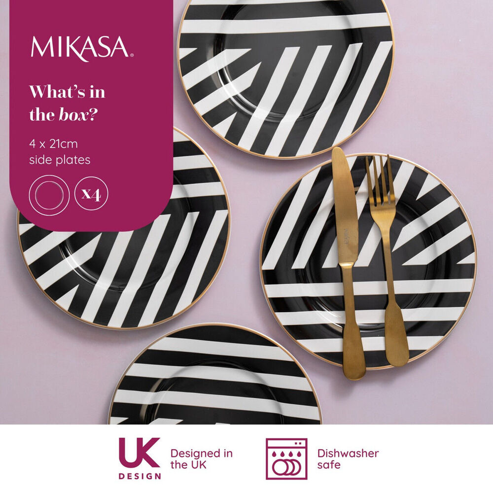 79066-4pc-mikasa-luxe-deco-kitchen-china-side-plate-set-21cm