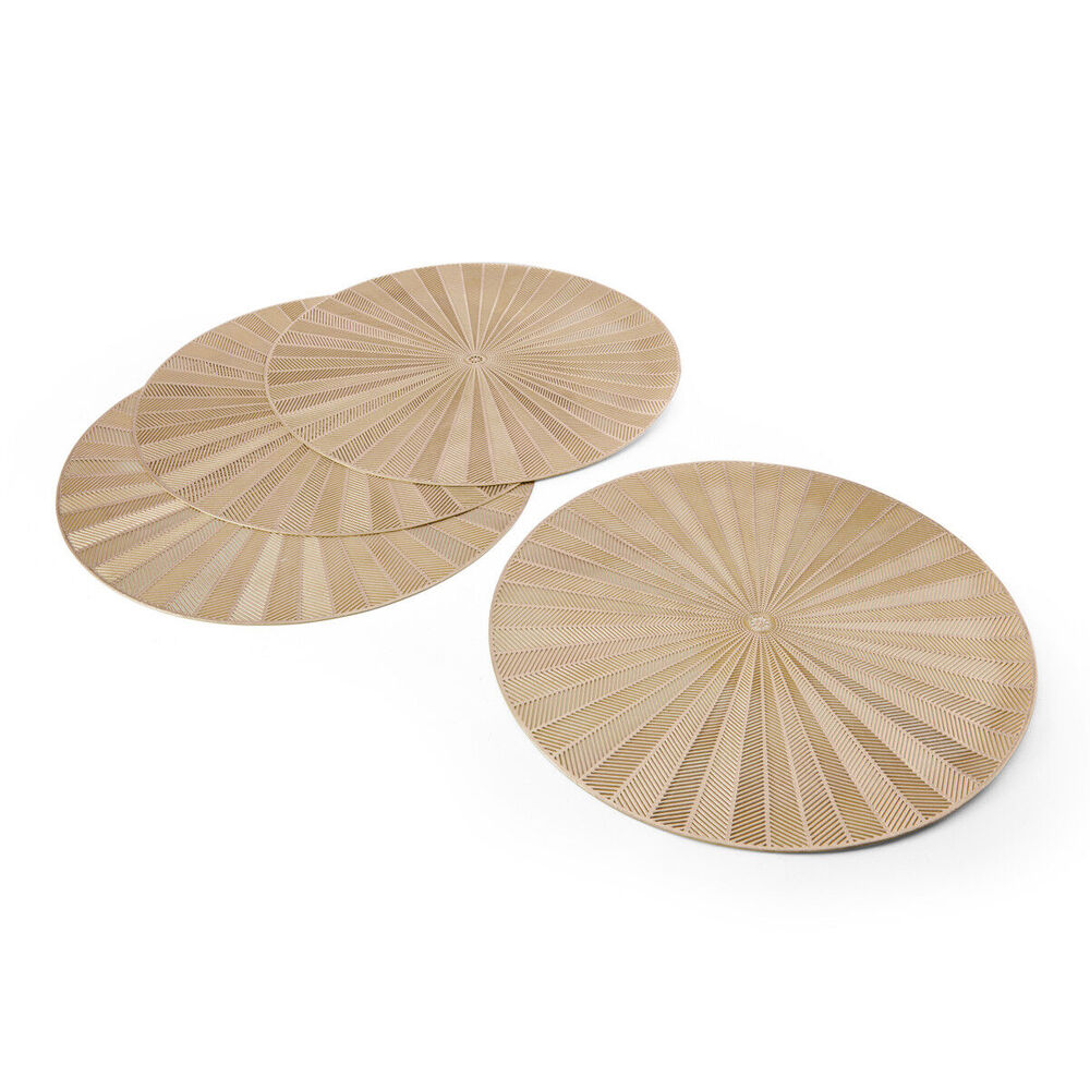 79310-4pc-mikasa-round-pu-gold-kitchen-table-placemat-set-38cm