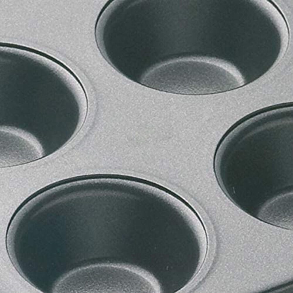 81098-mastercraft-26x20cm-heavy-base-12-cup-non-stick-mini-muffin-pan-black