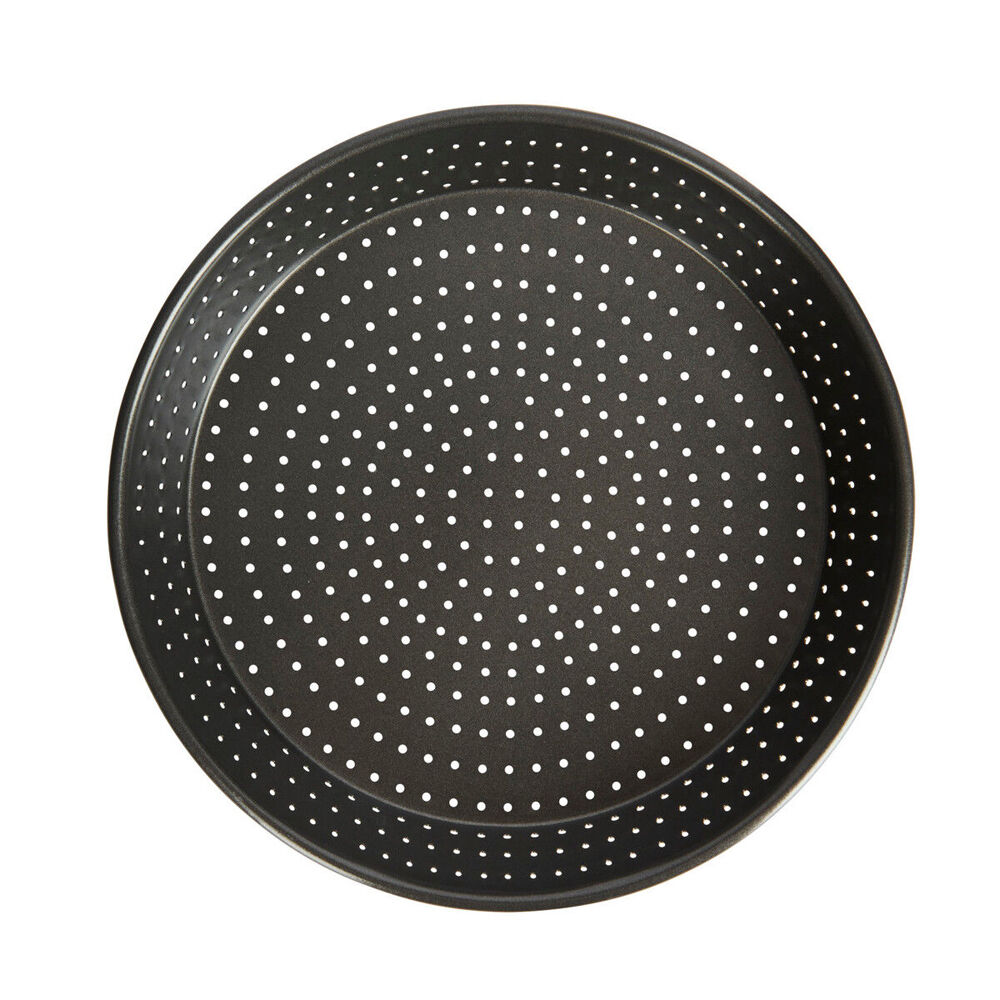 81201-mastercraft-crusty-bake-24cm-non-stick-deep-pie-tart-tin-black