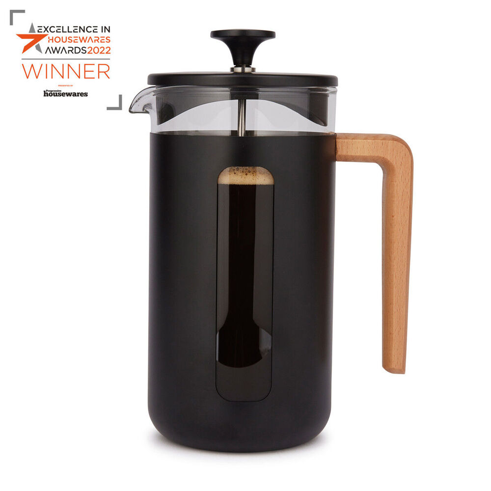 83242-la-cafetiere-pisa-8-cup-1l-stainless-steel-glass-coffee-french-press-black