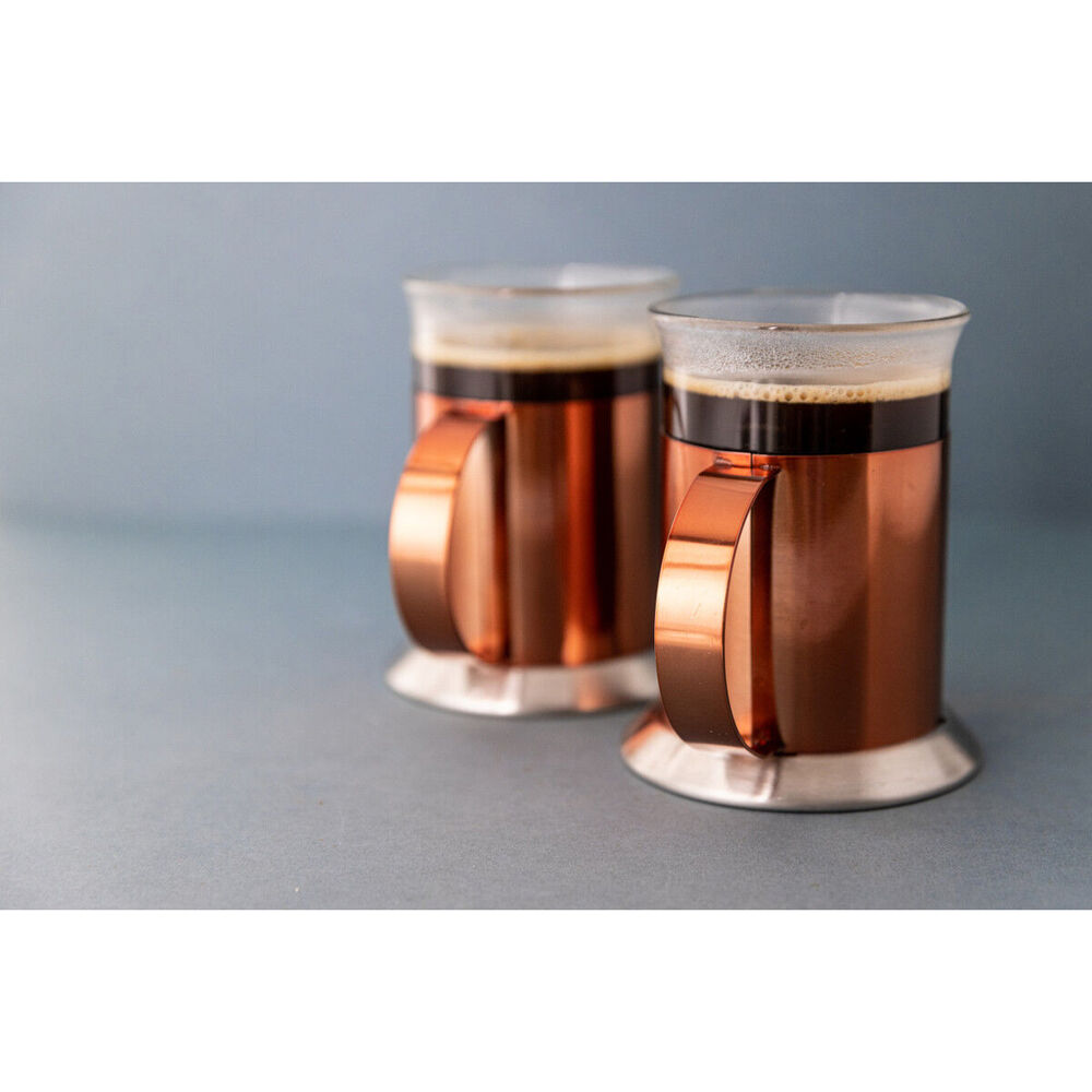 83346-2pc-la-cafetiere-300ml-stainless-steel-glass-coffee-mug-cup-set-copper